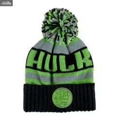 Bonnet Marvel Knitted Logo Hulk