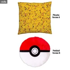Coussin Pokémon Au Choix - Pikachu Ou Pokéball