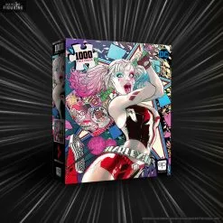 DC Comics - Puzzle Harley Quinn (Die Laughing) Ou Joker (Prince Of Crime)