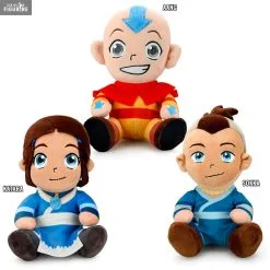 Avatar, Le Dernier Maître De L'air - Peluche Aang, Katara Ou Sokka -Jeux Vidéo Soldes peluche aang katara sokka 2