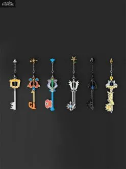 Porte-clés Kingdom Hearts - Pack 6 Charms Keyblade