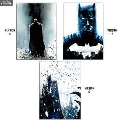 Poster Métallique Petit Format Batman Au Choix, Édition Limitée, Vague 1