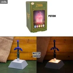 Veilleuse The Legend Of Zelda - Potion Ou Master Sword